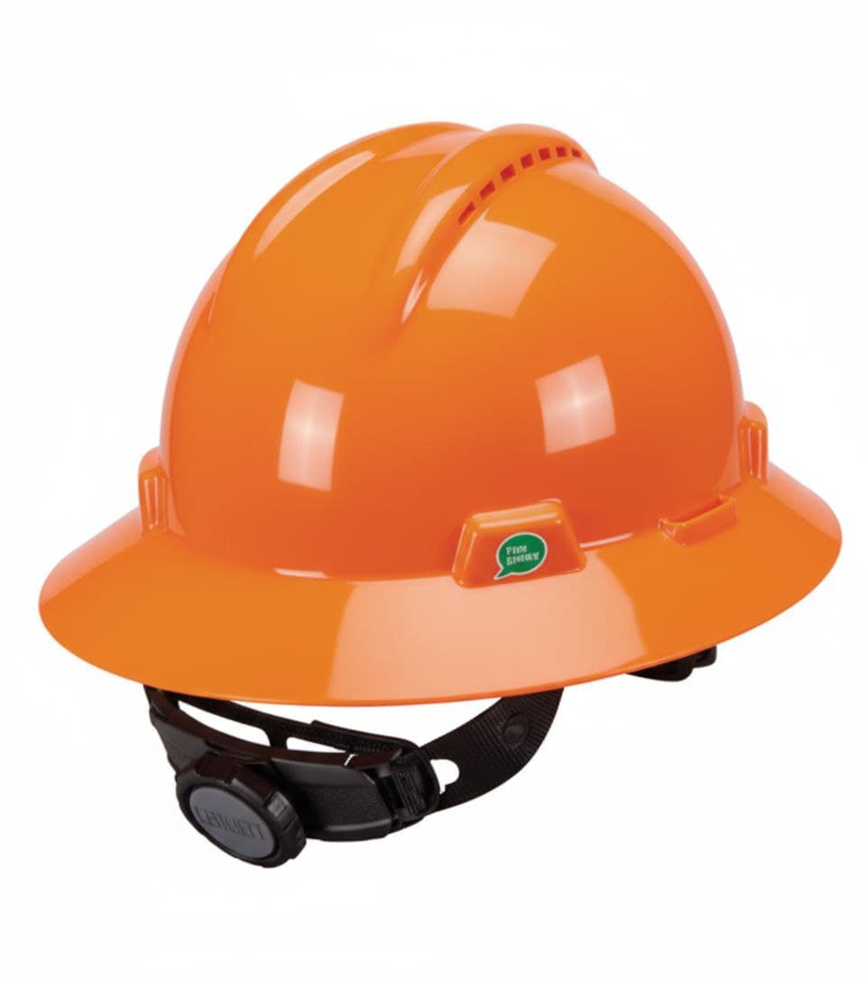MSA Safety Helmet, V-Gard Full Brim