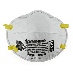 3M Particulate Respirator 8210, N95